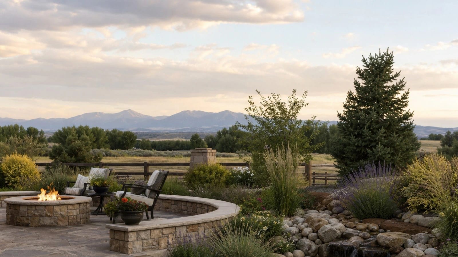 Outdoor living and hardscape in Mead & Berthoud, Colorado