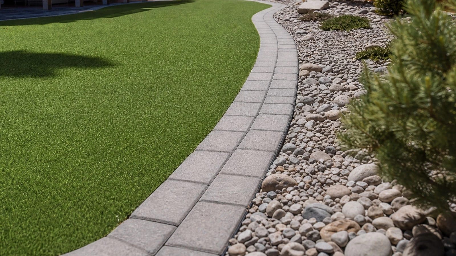 Artificial turf installation in Colorado backyard