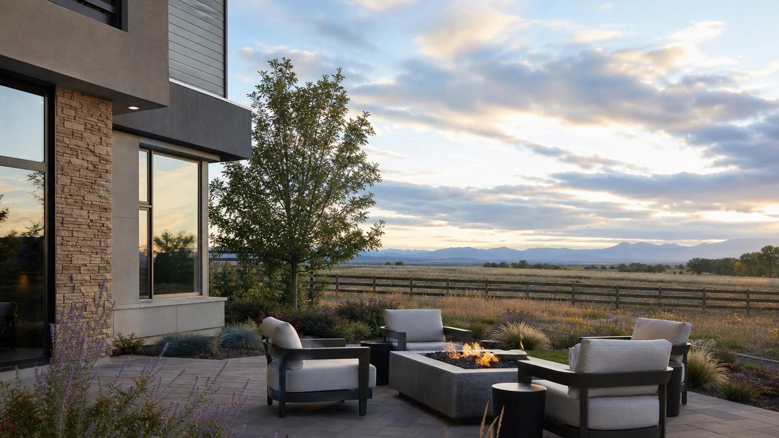 Outdoor living and hardscape in Erie, Colorado